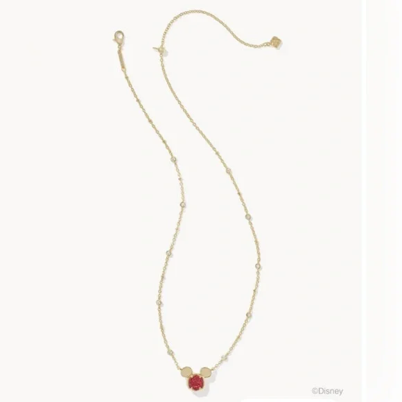 Disney | Kendra Scott Gold Mickey Mouse Short Pendant - Picture 3 of 6